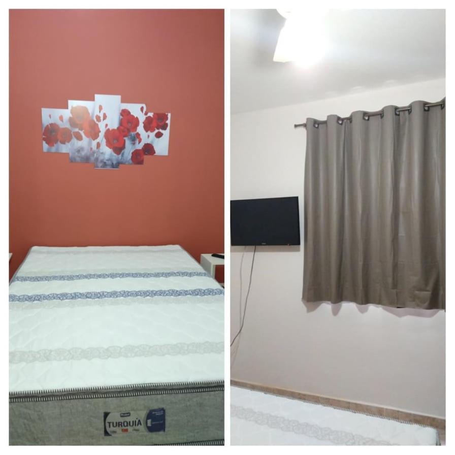 Apartamento 100 Mts Praia Roupa Cama Toalha Banho Wi-Fi 500 Mega Port 24 Hs Santos (Sao Paulo) Eksteriør billede