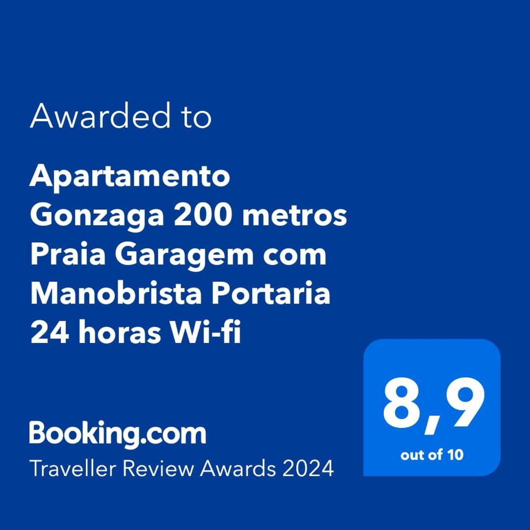 Apartamento 100 Mts Praia Roupa Cama Toalha Banho Wi-Fi 500 Mega Port 24 Hs Santos (Sao Paulo) Eksteriør billede